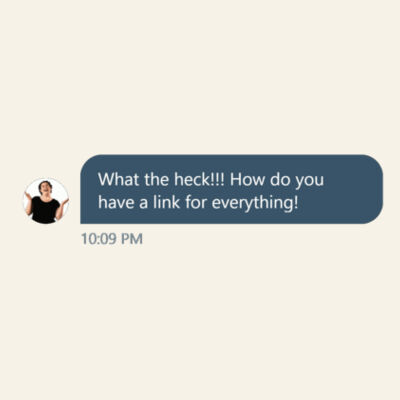 Link for everything Design
