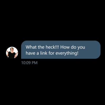 Link for everything Design