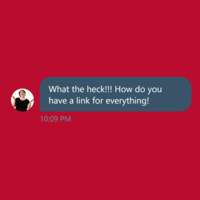 Link for everything Design